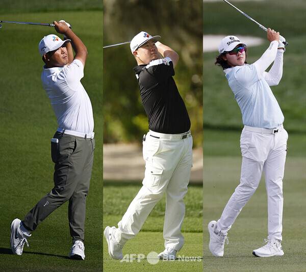 2026년 미국프로골프(PGA) 투어 '제5의 메이저 대회'로 불리는 플레이어스 챔피언십에 출전하는 김시우, 임성재, 김성현 프로. 사진제공=ⓒAFPBBNews = News1 (사진을 무단으로 사용하지 마십시오.)