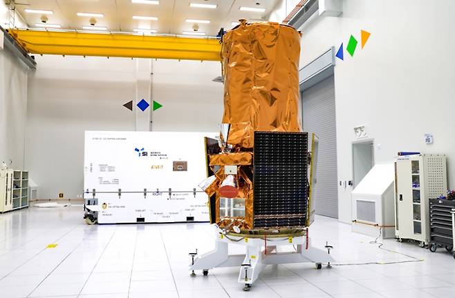 쎄트렉아이가 개발한 초고해상도 지구관측위성 SpaceEye-T. 쎄트렉아이