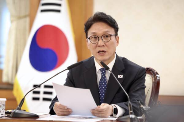 지난 3일 열린 중동 상황 관련 관계장관회의에서 발언하고 있는 김민석 국무총리 모습. 국무조정실 제공