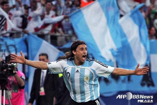 아르헨티나 국가대표팀 최전방을 책임졌었던 에르난 크레스포. 사진=AFPBBNews=News1
