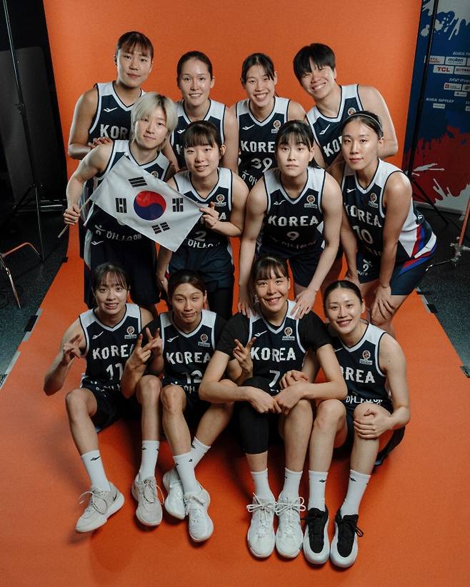 한국여자농구대표팀.FIBA 제공