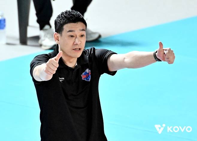 지난 6일 정관장과의 경기 당시 IBK기업은행 여오현 감독 대행 [한국배구연맹 제공. 재판매 및 DB 금지]
