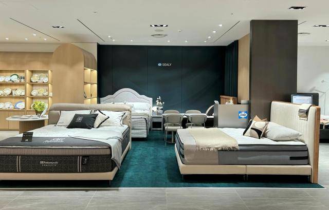 씰리침대의 서울 압구정동 갤러리아 명품관 매장 [사진=씰리침대]