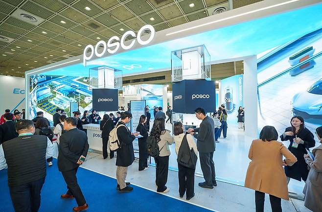 '인터배터리 2026' 포스코퓨처엠 부스./사진=포스코퓨처엠