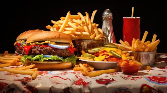 패스트푸드는 간편하게 먹을 수 있는 장점이 있지만 칼로리가 높고 나트륨, 포화 지방 등이 많아, 과도한 섭취 시 건강에 나쁜 영향을 미칠 수 있다. 사진=게티이미지뱅크