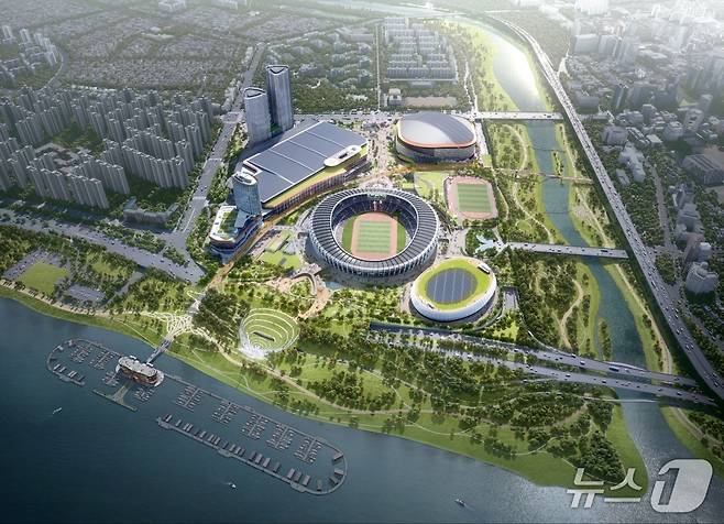 서울 잠실 스포츠·MICE 공간 예상 조감도 (서울시 제공) 뉴스1 ⓒ News1