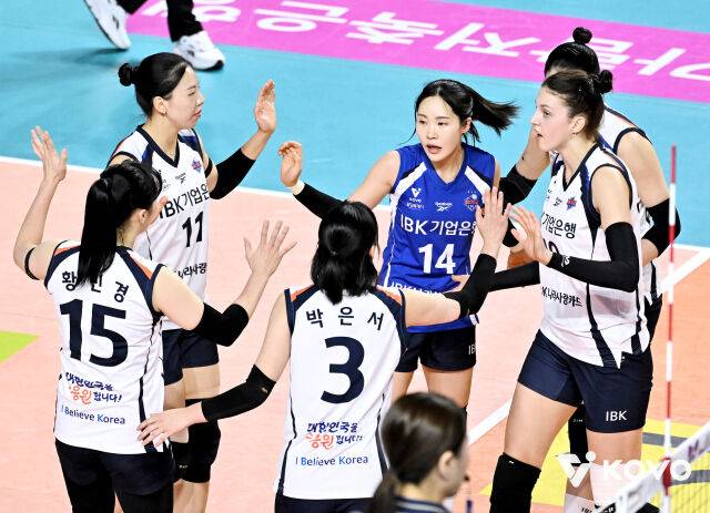 IBK기업은행 선수단./KOVO