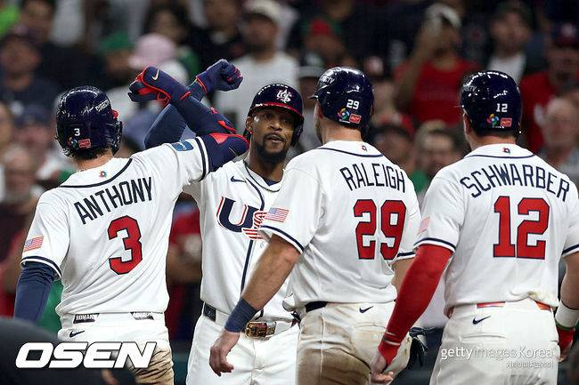 [사진] 미국 야구 대표팀. ⓒGettyimages(무단전재 및 재배포 금지)