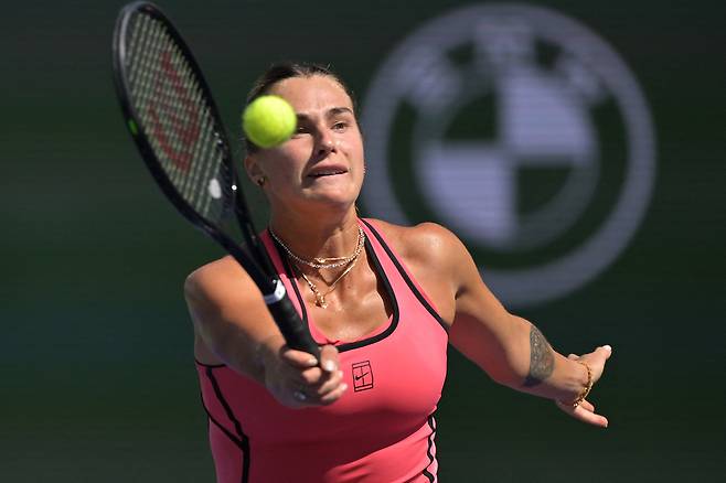 아리나 사발렌카. 인디언웰스 | Imagn Images연합뉴스