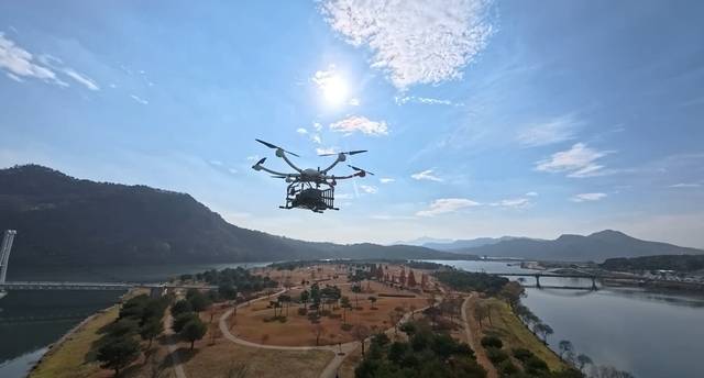 상주시가 2년 연속 국토교통부의 드론실증도시 구축사업에 선정됐다. 상주시 제공