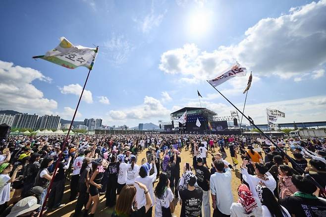 지난해 부산국제록페스티벌 모습. 부산시 제공