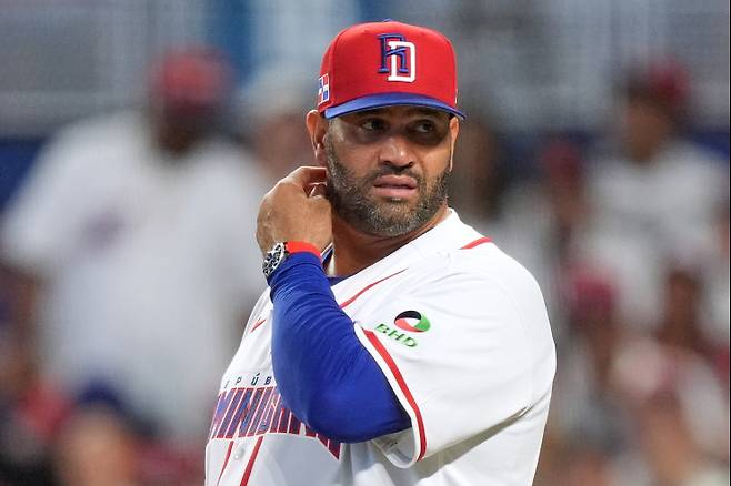 도미니카공화국 야구대표팀 감독 알버트 푸홀스. [AP=연합뉴스]