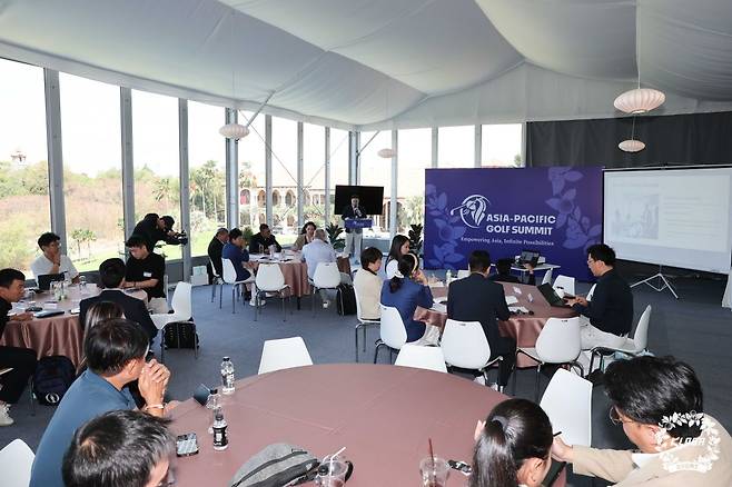 KLPGA는 지난 11일 태국 촌부리 아마타스프링CC의 ‘KLPGA SUITE 라운지’에서 ‘아시아 퍼시픽 골프 써밋(Asia-Pacific Golf Summit 2026)’을 성황리에 마쳤다. KLPGA