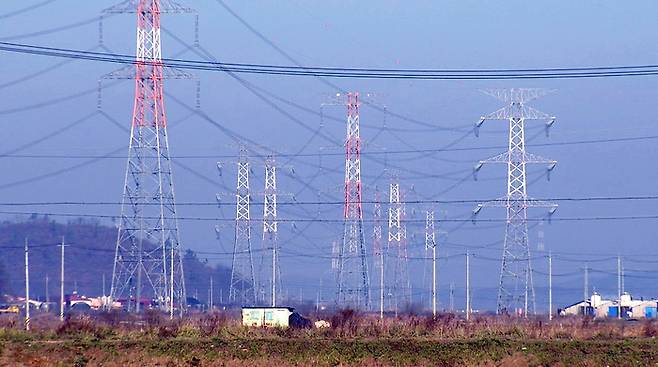 송전탑. [연합뉴스]