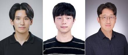 최민우(왼쪽부터) 석박통합과정, 전혜준 박사과정, 김형수 교수.[KAIST 제공]