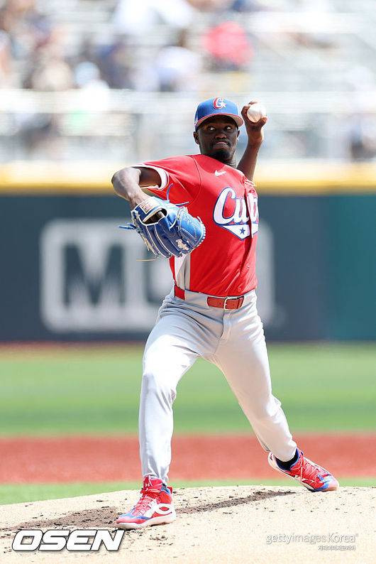 [사진] 쿠바 야구 대표팀 리반 모이넬로. ⓒGettyimages(무단전재 및 재배포 금지)