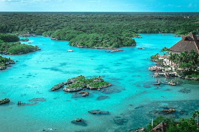 칸쿤 스칼렛 아르떼 투숙객이 이용할 수 있는 대표 액티비티 스칼렛 파크. 사진제공|팜투어