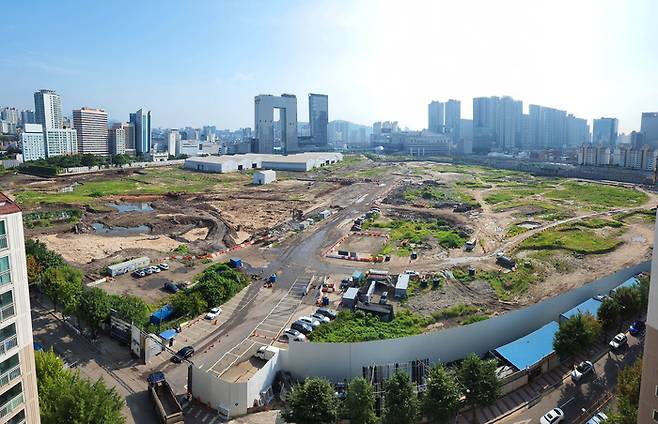 용산국제업무지구 전경. 대한경제DB.