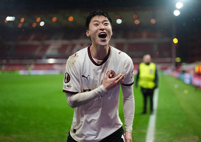 미트윌란 공격수 조규성. /사진=뉴시스(AP)