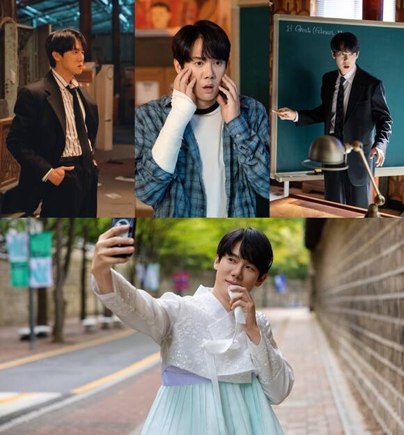 배우 유연석이 '신이랑 법률사무소'에서 화려한 '부캐 퍼레이드'를 선보인다. /스튜디오S, 몽작소