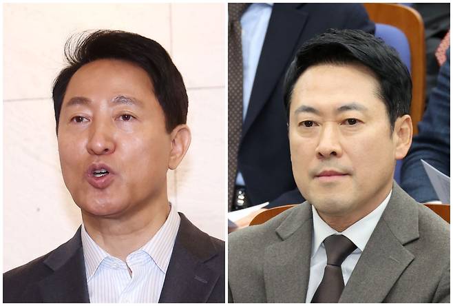 오세훈 서울시장, 장동혁 국민의힘 대표/뉴스1·뉴시스
