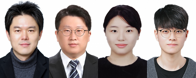 왼쪽부터 이원영 성균관대 기계공학부 교수, 박중덕 삼성전기 마스터, 방세희·유현식 박사과정생. 성균관대 제공