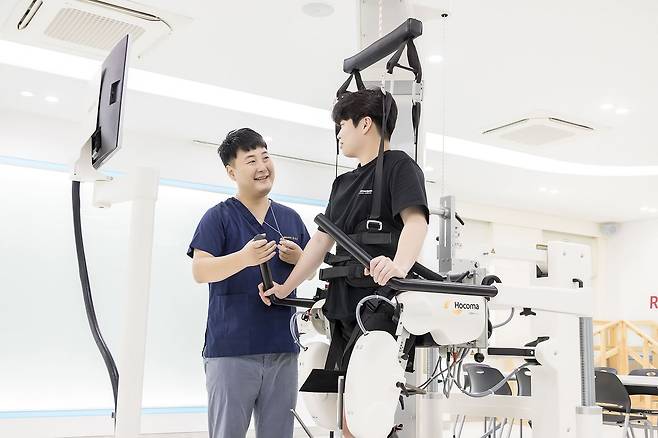 경복대학교 물리치료학과 실습 중심형 수업 모습. (사진=경복대학교 제공)