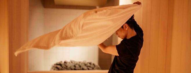 사우나스의 아우프구스. 사진=SAUNAS 홈페이지