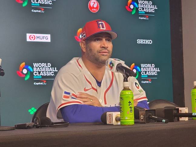 13일 공식 기자회견에 나선 푸홀스 감독. /사진=박수진 기자