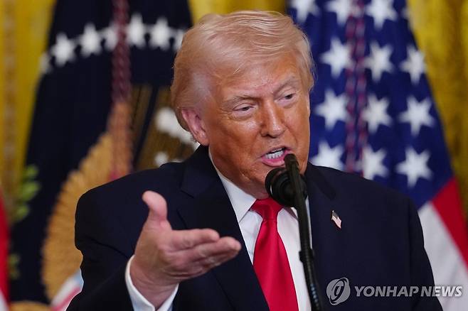 트럼프 대통령 [AP=연합뉴스. 재판매 및 DB 금지]