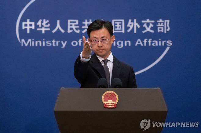 궈자쿤 중국 외교부 대변인 [EPA 연합뉴스 자료사진. 재판매 및 DB 금지]