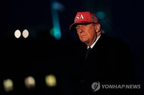 트럼프 대통령 [로이터 연합뉴스. 재판매 및 DB 금지]