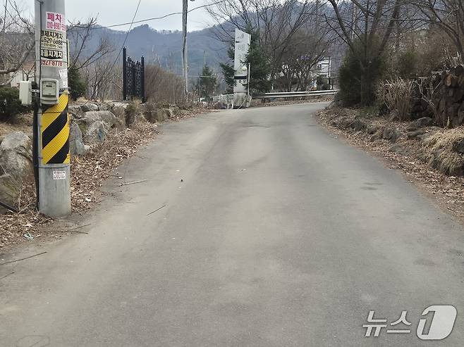 14일 경기 남양주시 오남읍에서 40대 남성이 사실혼 관계였던 20대 여성을 살해한 현장./뉴스1 양희문 기자