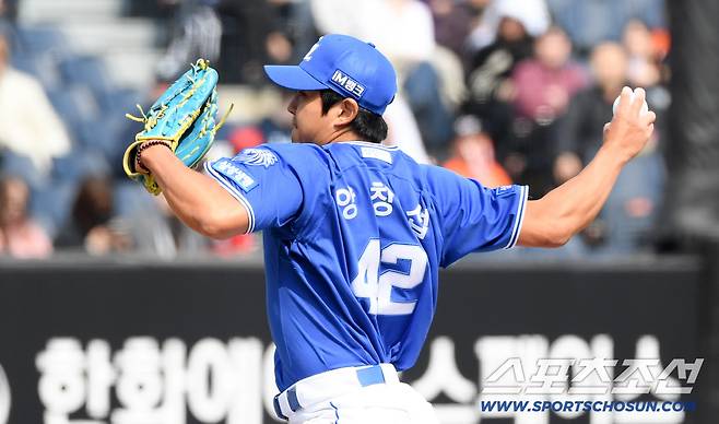 12일 대전한화생명볼파크에서 열린 KBO리그 한화 이글스와 삼성 라이온즈의 시범경기. 삼성 양창섭이 역투하고 있다. 대전=박재만 기자 pjm@sportschosun.com/2026.03.12/