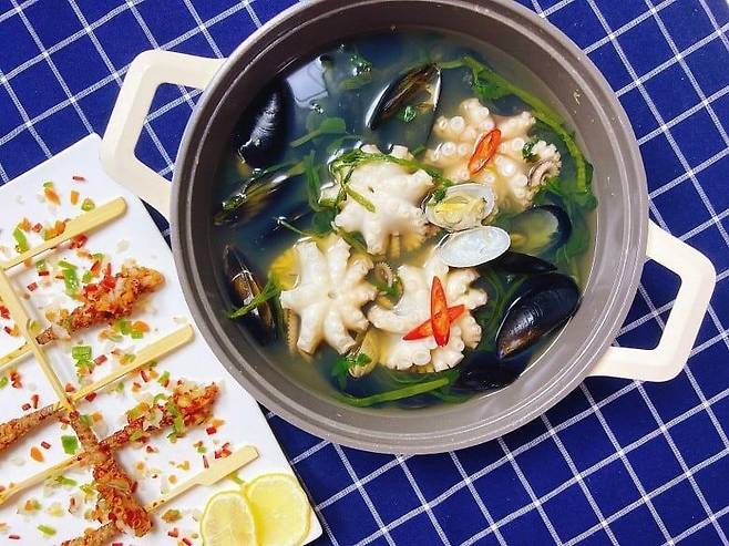 주꾸미 샤부샤부 요리. /조선DB