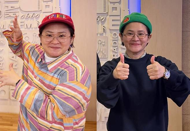 개그우먼 김신영의 다이어트 전후 모습. ‘정오의 희망곡 김신영입니다’ 인스타그램