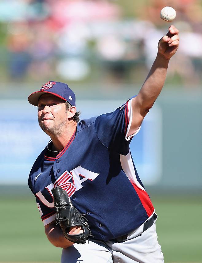 2026 WBC 미국 대표팀에 합류한 커쇼. AFP=연합뉴스