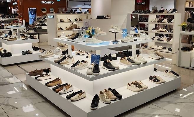 뉴코아 평촌점 구두매장. <자료 = 뉴코아백화점>