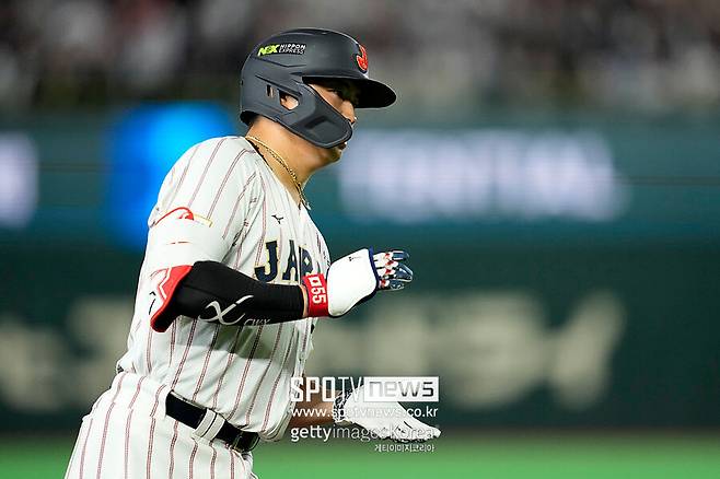 ▲ 체코와 경기에서 만루 홈런을 터뜨린 무라카미 무네타카.