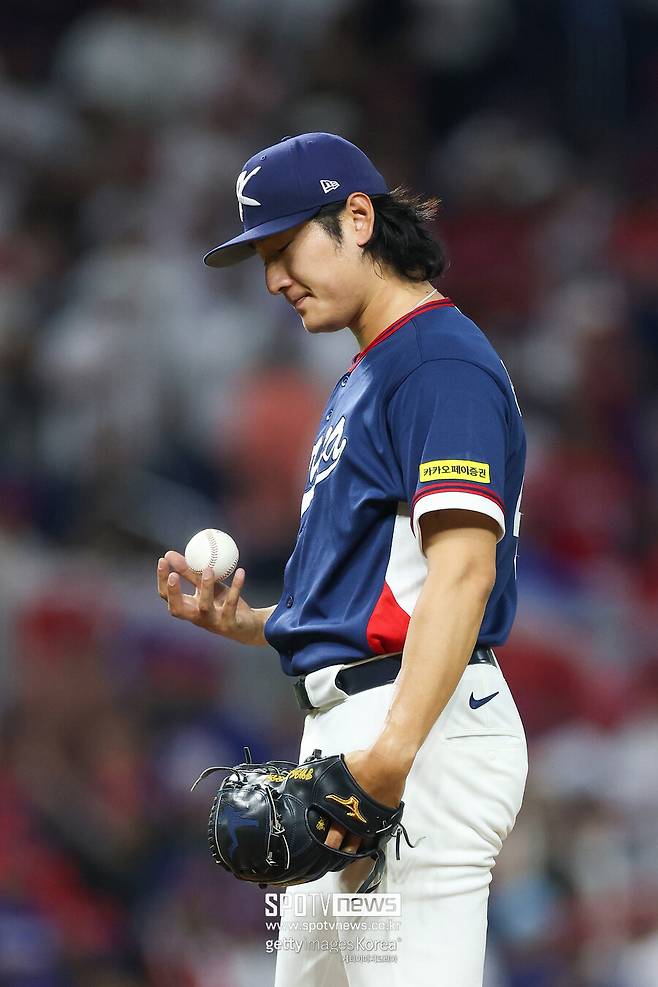 ▲ 한국야구 대표팀 우완투수 곽빈
