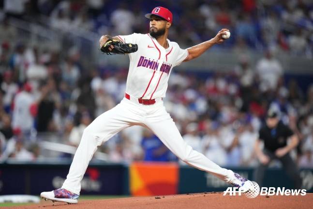 도미니카 공화국 선발투수 크리스토퍼 산체스. /AFPBBNews=뉴스1