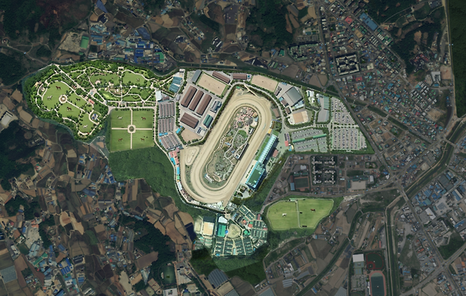 '렛츠런파크 서울'의 광석지구 이전 예상 조감도. 사진=양주시청