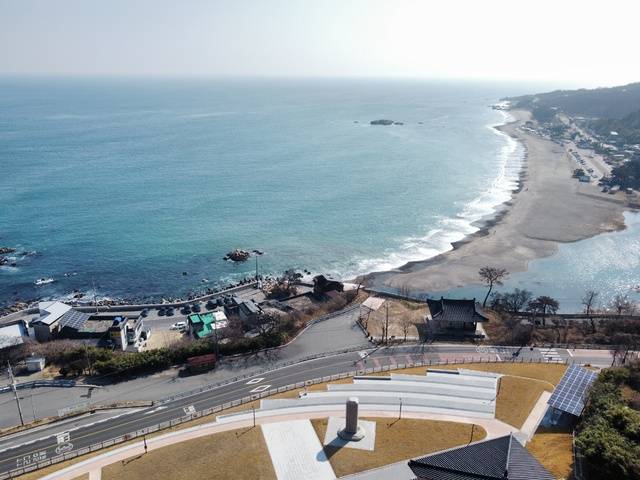 경주시가 동해안 문화관광거점으로 육성하는 문무대왕성역화사업 현장. 해양역사관에서 바라본 전경. 경주시 제공