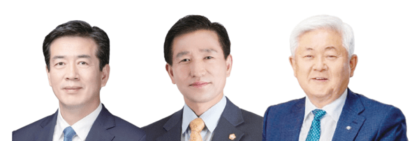 좌측부터 윤정훈, 이해연, 황인홍(가나다 순)