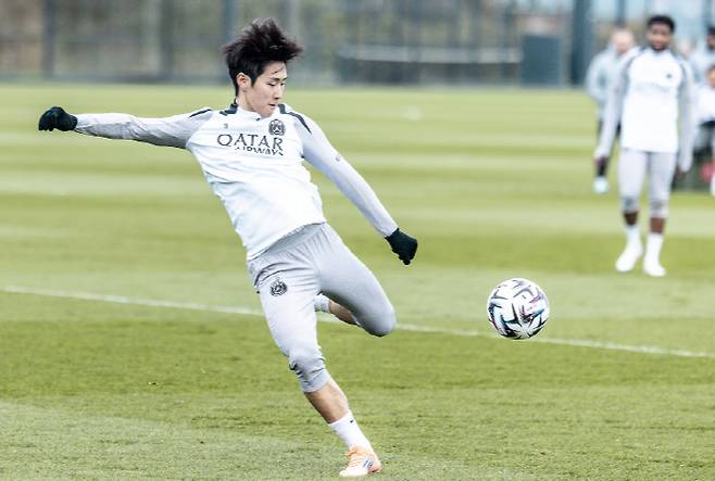 이강인   사진출처=파리생제르맹 홈페이지