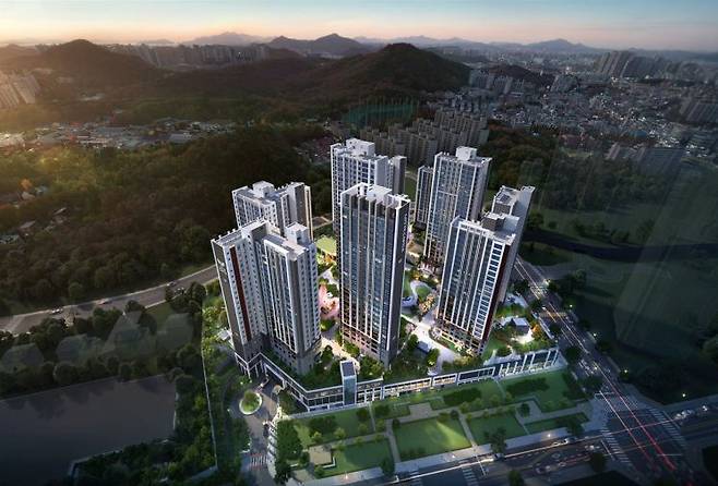 경기 김포시 '풍무역 롯데캐슬 시그니처' 조감도. 롯데건설