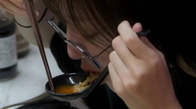 '전참시' 쯔양 기내식 라면레시피