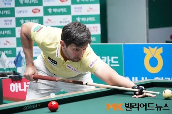 올시즌 2차투어(하나카드배) 우승자 다비드 마르티네스가 경미한 부상으로 28일 열린 ‘웰컴저축은행 PBA챔피언십’ 128강전에 불참했다. 이에 따라 정시용 선수가 부전승을 거뒀다. 마르티네스는  3월 월드챔피언십에는 정상 출전할 예정이다. (사진=MK빌리어드뉴스 DB)