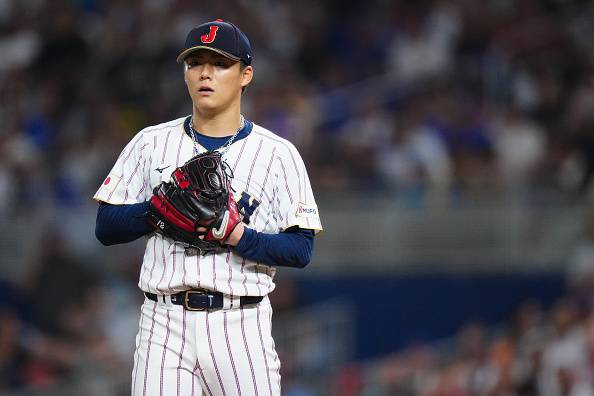 WBC 일본 대표팀 야마모토 요시노부가 15일 베네수엘라와의 WBC 8강전에 선발 등판했다. 게티이미지