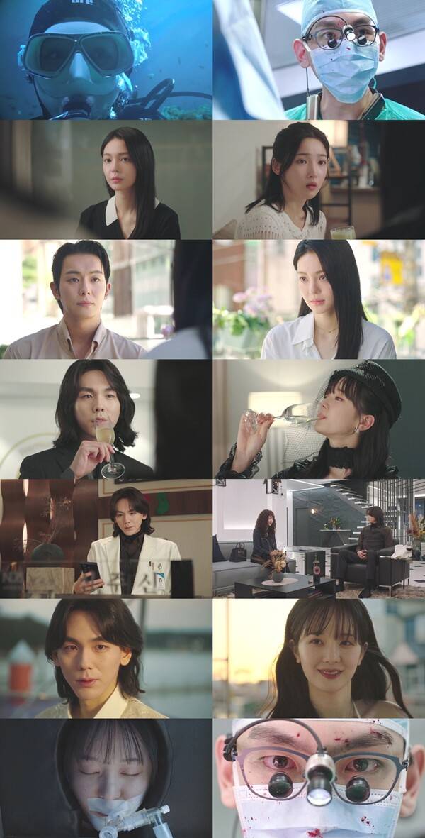 ▲ 14일 방송된 TV조선 '닥터신' 첫화 장면들. 방송화면 캡처